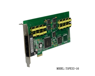 唐信PCI-E 电话录音系统 T5PE32-16路